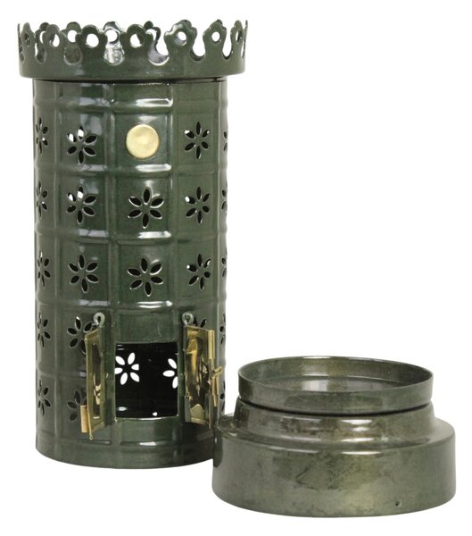 Kovový svícen Tiled Stove Green