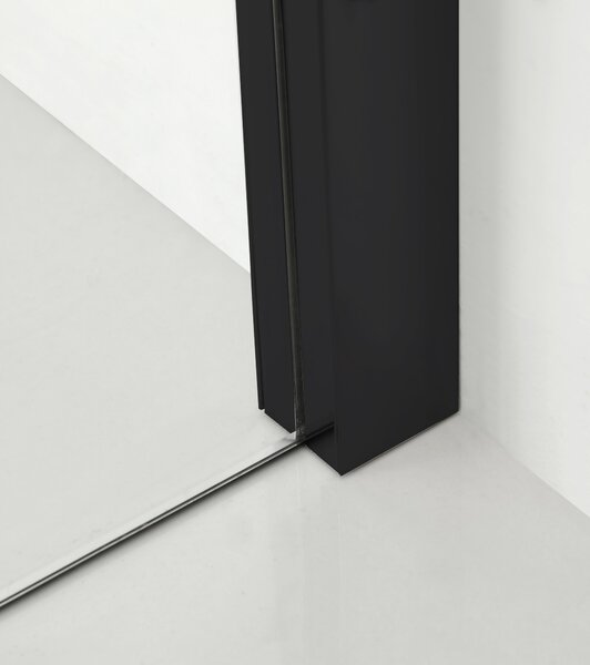 Hagser Gisa sprchový kout 100x80 cm obdélníkový černá matný/průhledné sklo HGR16000020