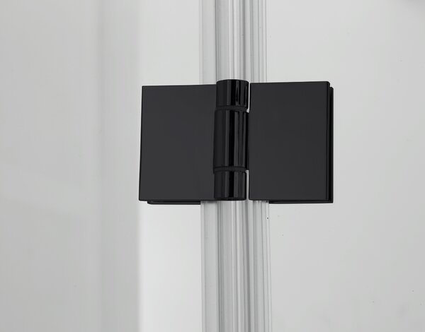 Hagser Gisa sprchový kout 100x80 cm obdélníkový černá matný/průhledné sklo HGR16000020