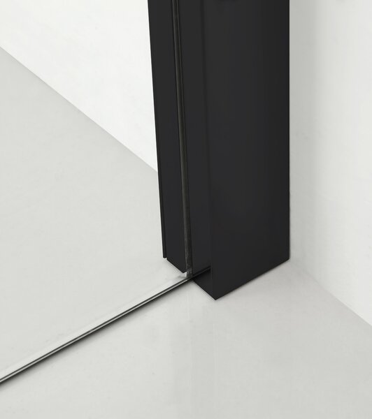 Hagser Gisa sprchový kout 100x80 cm obdélníkový černá matný/průhledné sklo HGR16000020