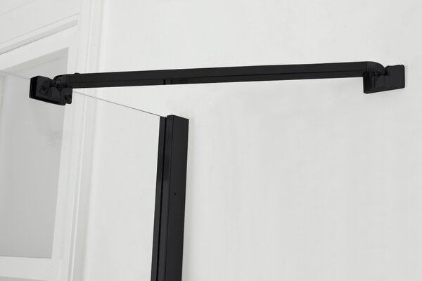 Hagser Gisa sprchový kout 100x80 cm obdélníkový černá matný/průhledné sklo HGR16000020