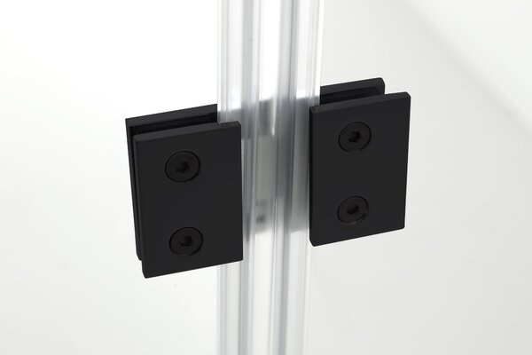 Hagser Gisa sprchový kout 100x80 cm obdélníkový černá matný/průhledné sklo HGR16000020