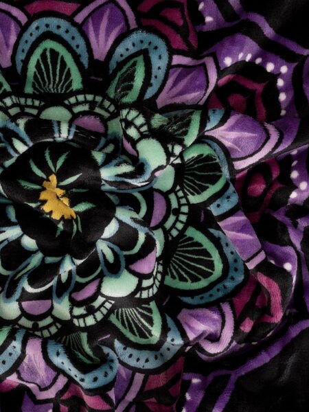 Povlečení mikroplyš Exclusive – Mandala fialová
