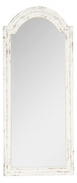 Nástěnné zrcadlo bílé, šedé 58*4*135 cm – 58x4x135 cm