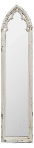 Béžovo-šedé antik nástenné zrcadlo Lorraina – 28x4x120 cm