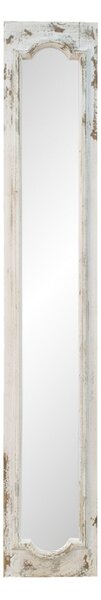 Béžové antik veliké obdélníkové nástěnné zrcadlo – 30x4x176 cm