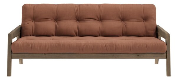 Oranžová rozkládací pohovka 204 cm Grab - Karup Design
