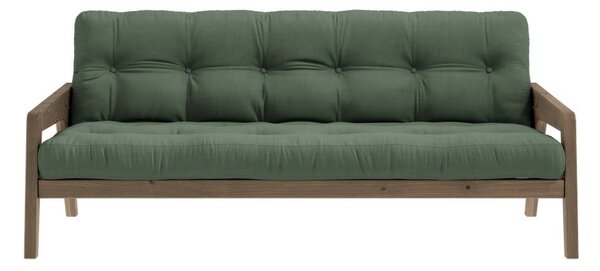 Zelená rozkládací pohovka 204 cm Grab - Karup Design