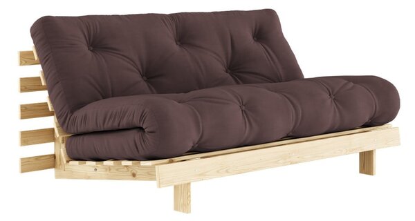Hnědá rozkládací pohovka 160 cm Roots - Karup Design