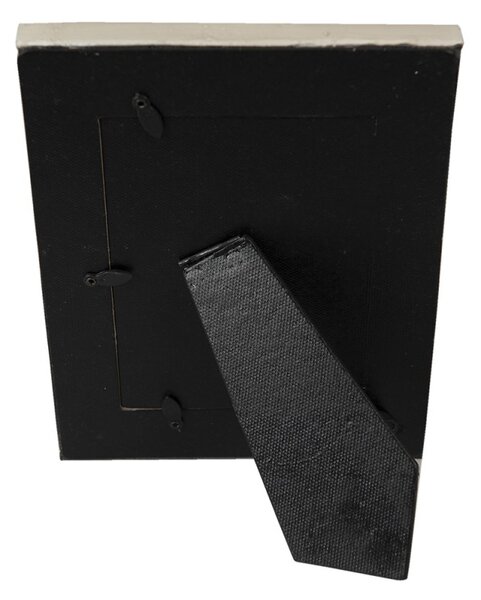 Béžový antik fotorámeček se zdobnými zrcadly – 10x15 cm