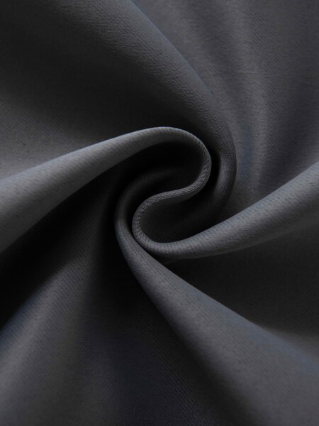 MK Lůžkoviny Blackout závěsy Elias šedá – 140 × 160 cm (2 ks) - řasící stuha