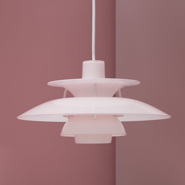 Závěsná lampa PH 5 Ø320 Opal Pale Rose