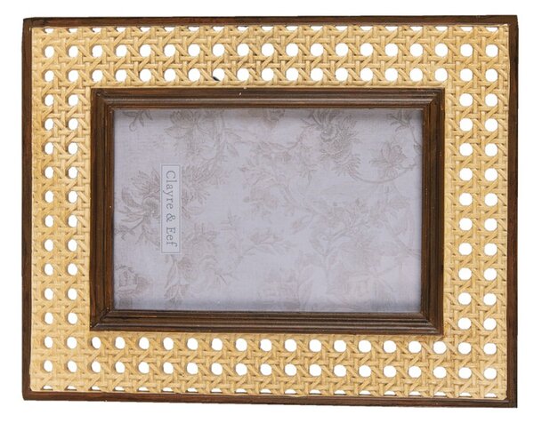 Hnědý fotorámeček – 10x15 cm