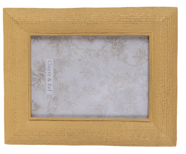 Rezavý antik fotorámeček s plastickým okrajem – 13x18 cm