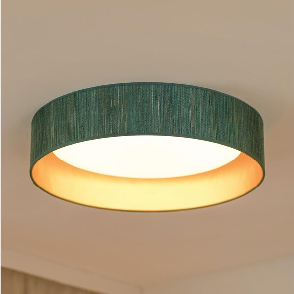 Brilagi - LED Stropní svítidlo BOSTON ROLLER LED/24W/230V pr. 45 cm zelená/zlatá