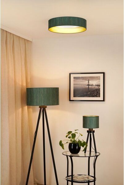 Brilagi - LED Stropní svítidlo BOSTON ROLLER LED/24W/230V pr. 45 cm zelená/zlatá