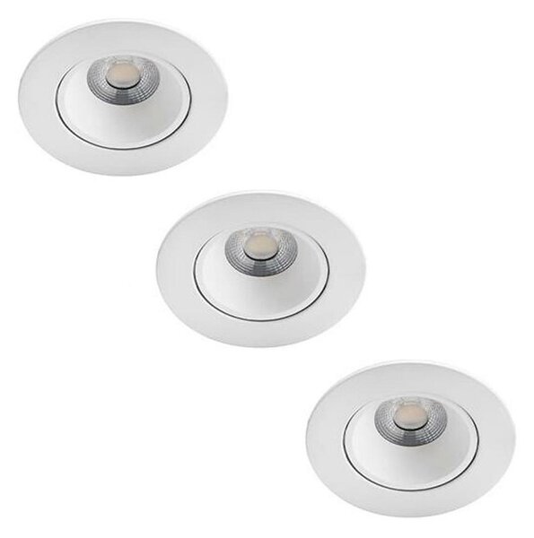 Philips - SADA 3x LED Stmívatelné koupelnové svítidlo ABROSA LED/9W/230V IP44