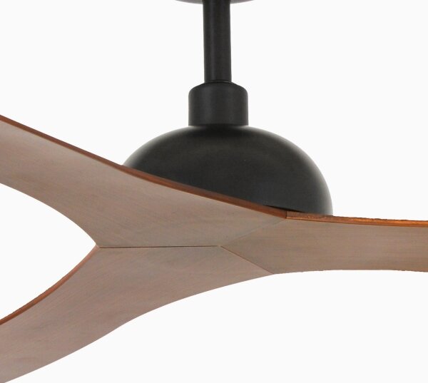 FARO 33447WT - Stropní ventilátor GOTLAND L hnědá/černá pr. 132 cm WT + DO