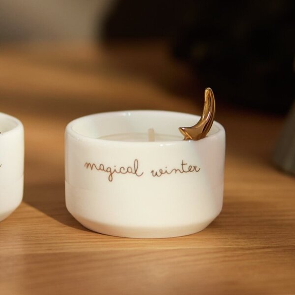 Porcelánový svícen na čajovou svíčku Magical