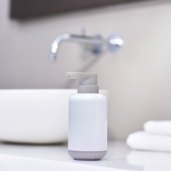 Bílý plastový dávkovač mýdla 300 ml Duo – Joseph Joseph