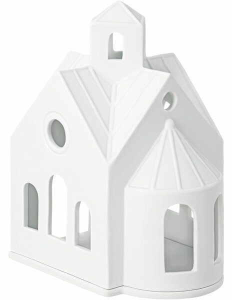 Porcelánový svícen domeček Mountain Chapel