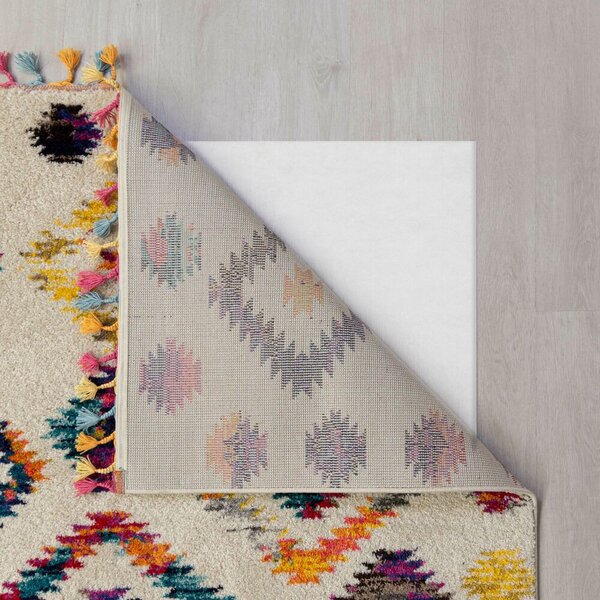 Flair Rugs, Kusový koberec Menara Bohemia Cream, 120x170, vícebarevná, ložnice