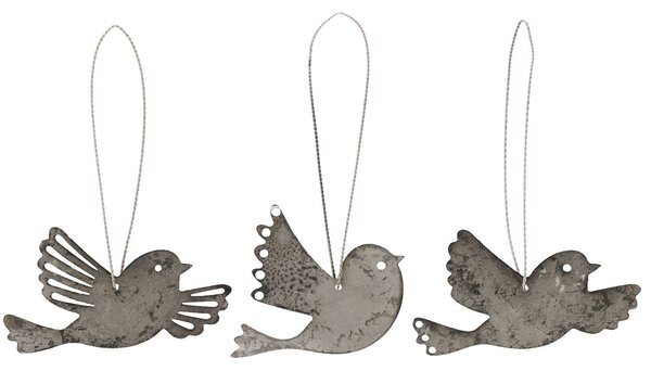 Závěsná dekorace Birds Eira – set 3 ks