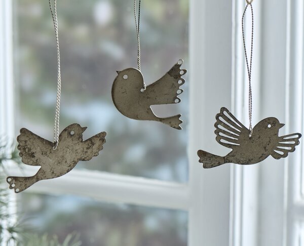 Závěsná dekorace Birds Eira – set 3 ks