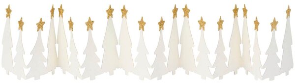 Vánoční papírová dekorace Trees Stars in Gold