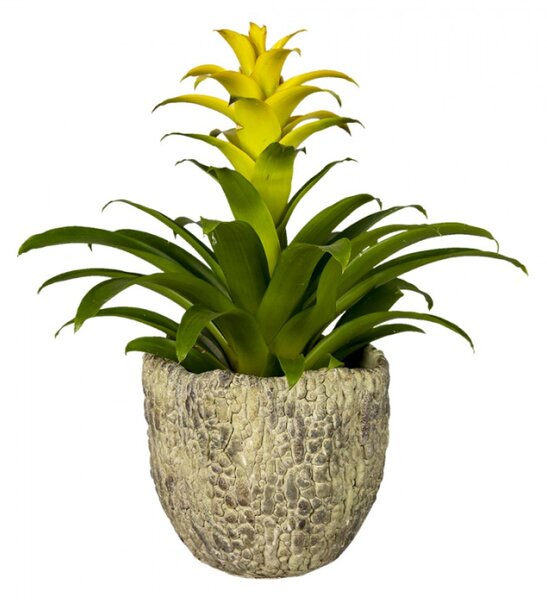 Cementový květináč se vzorem L- Ø 20*18 cm – 20x18 cm