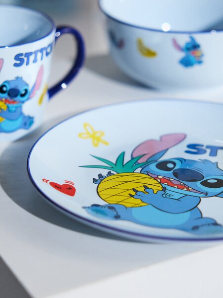 Sinsay - Keramický talíř Lilo & Stitch - vícebarevná