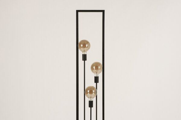 Stojací lampa Boston Black Loft 3 (LMD)