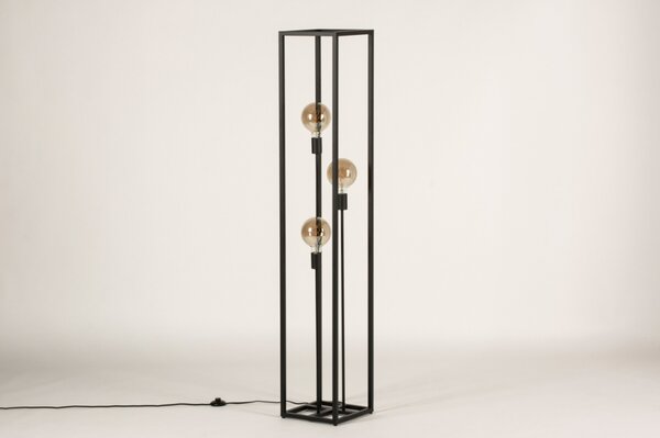 Stojací lampa Boston Black Loft 3 (LMD)