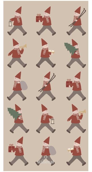 Papírové ubrousky Santa's Helpers – 16 ks
