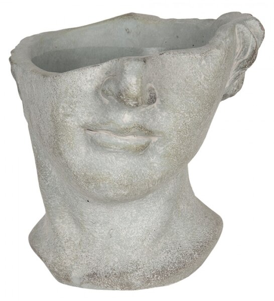 Květináč v designu rozbité antické busty Homme – 20x18x19 cm