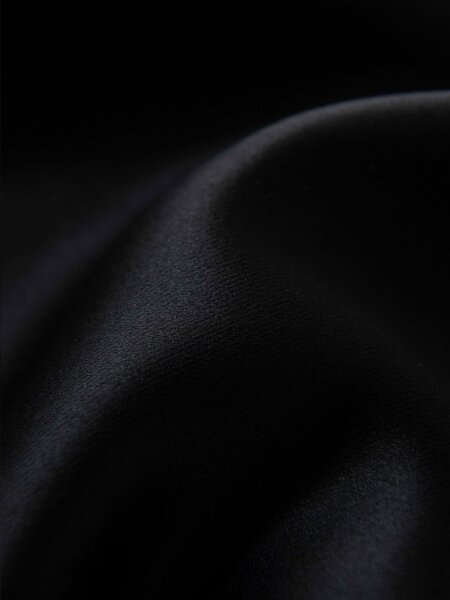 MK Lůžkoviny Blackout závěsy Elias černá – 140 × 160 cm (2 ks) - řasící stuha