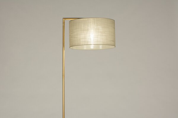 Stojací designová lampa Pallas Gold and Taupe (LMD)