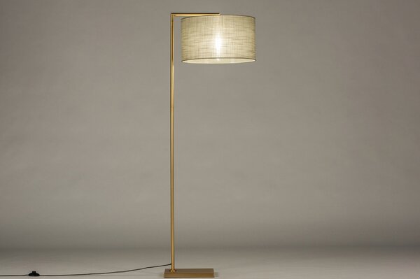 Stojací designová lampa Pallas Gold and Taupe (LMD)
