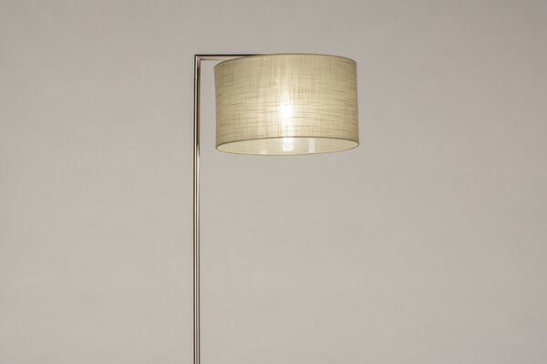 Stojací designová lampa Pallas Silver and Taupe (LMD)