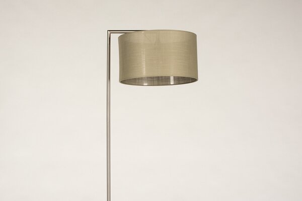 Stojací designová lampa Pallas Silver and Taupe (LMD)