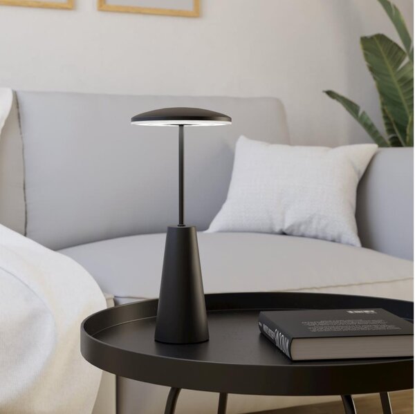 Eglo 900925 - LED Stmívatelná venkovní lampa PICCOLA 2,8W/5V 5200mAh IP54 černá