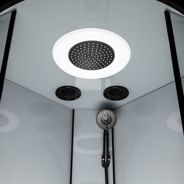 Novoterm Hydromasážní box NV-Orion 90x90 černý
