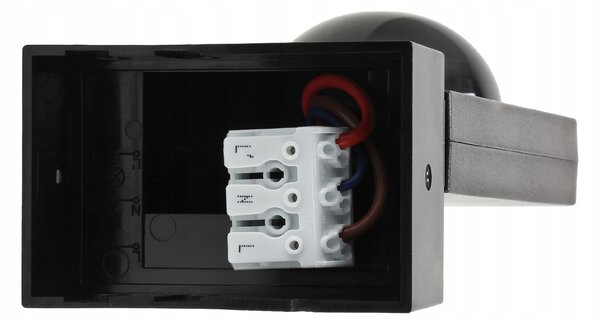 ECOLIGHT PIR pohybový senzor IP65 - 1000W - 360° - Černý