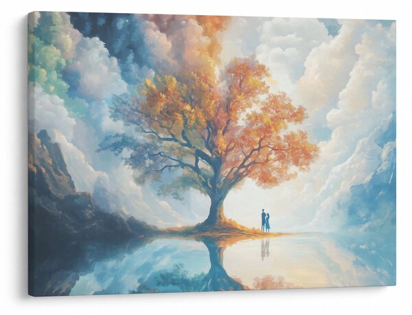 Obraz - Strom života a lásky (70x50 cm)