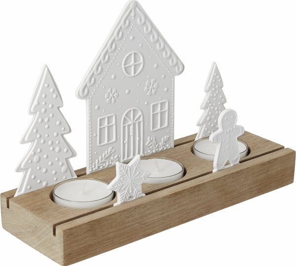 Vánoční svícen Gingerbread Village