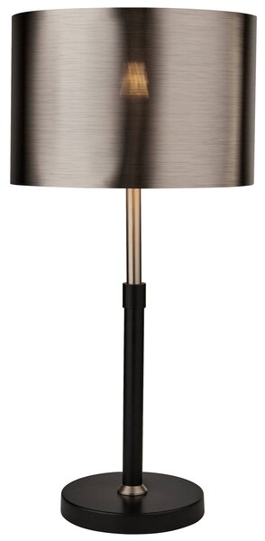 Stolní lampa Column stínidlo černá-chrom
