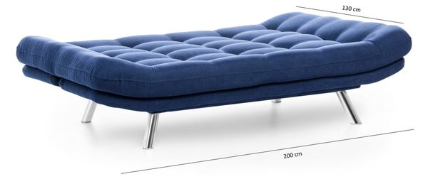 Hanah Home 3-místná pohovka Misa 200 cm námořnická modrá