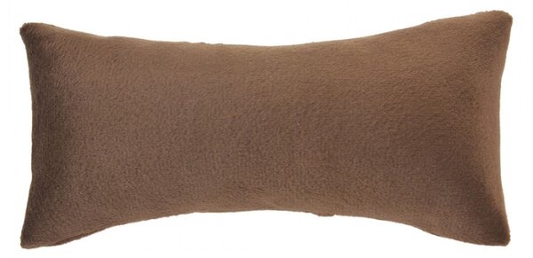 Hnědý chlupatý polštář Velvet na náramky – 13x7 cm
