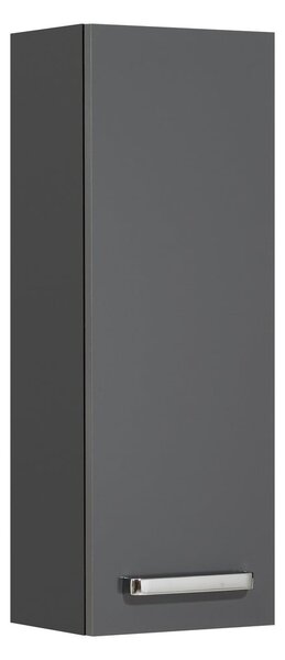 Tmavě šedá závěsná koupelnová skříňka 25x70 cm Set 311 - Pelipal
