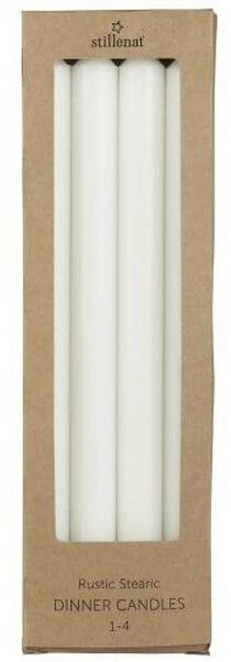 Adventní svíčky 1-4 White – set 4 ks